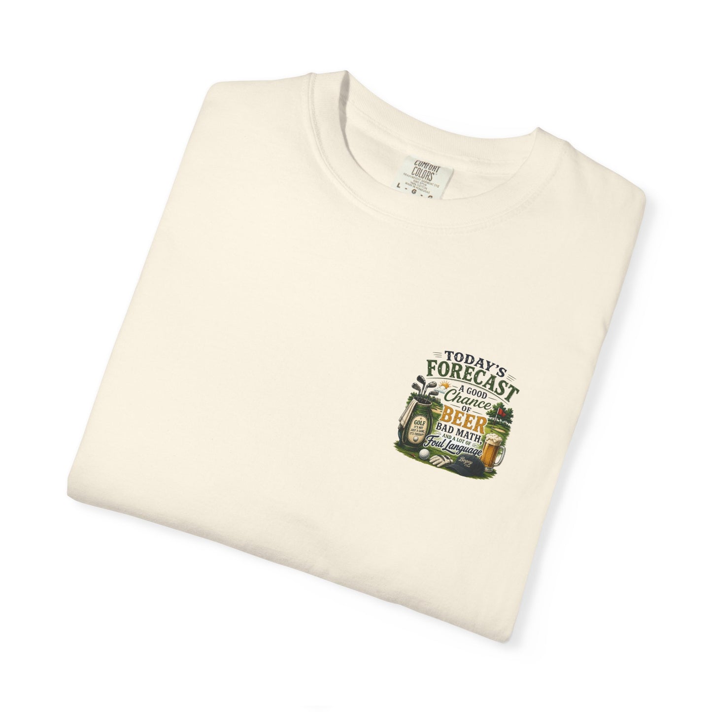 Beer Forecast T-Shirt — “Today’s Forecast: A Good Chance of Beer” Casual Tee