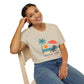 Tropical Vibes Beach Scene Tee (Relax & Unwind)