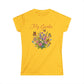 My Garden Floral Tee — Women's Bouquet & Butterflies Spring Shirt at Caribbean Rays