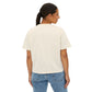 Beach Days Boxy Tee — Tropical Palm Beach Graphic for Women