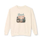 Beach Dreams Crewneck Sweatshirt — Vintage Coastal Sunset Graphic