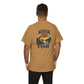T-Shirt — "Never Too Old to Fish" Fishing Tee (Sunset Lake Design)