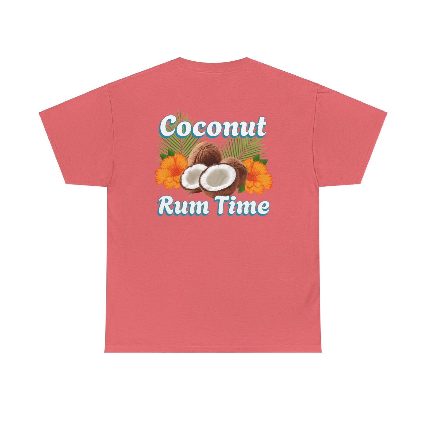 Coconut Rum Time Unisex Heavy Cotton Tee