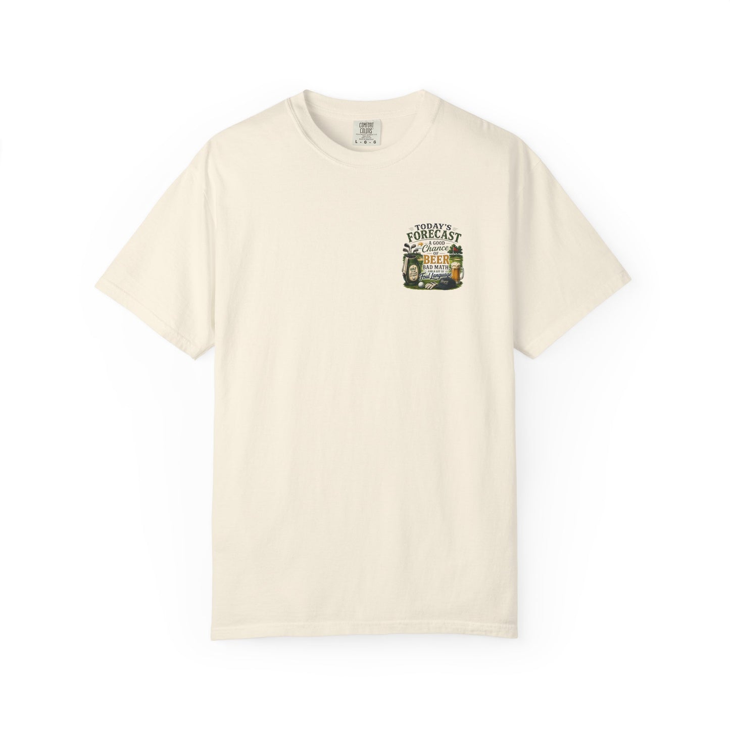 Beer Forecast T-Shirt — “Today’s Forecast: A Good Chance of Beer” Casual Tee