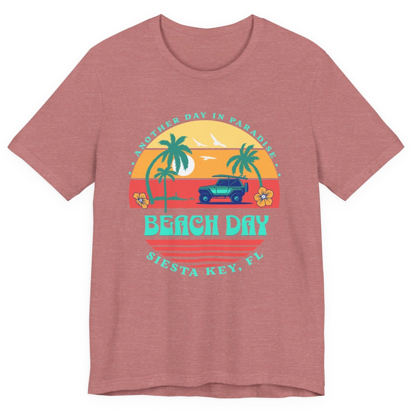 Beach Day in Paradise Unisex Short Sleeve T-Shirt at Caribbean Rays