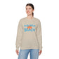 At the Beach Unisex Crewneck Sweatshirt - Summer Vibes, Casual Comfort