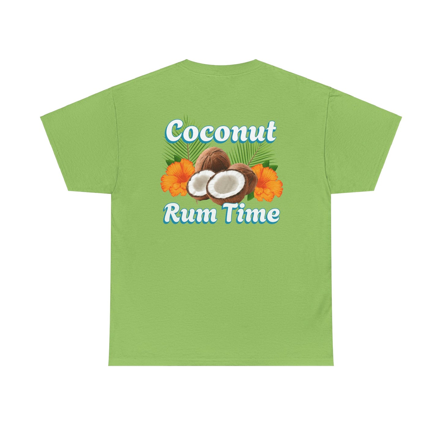 Coconut Rum Time Unisex Heavy Cotton Tee