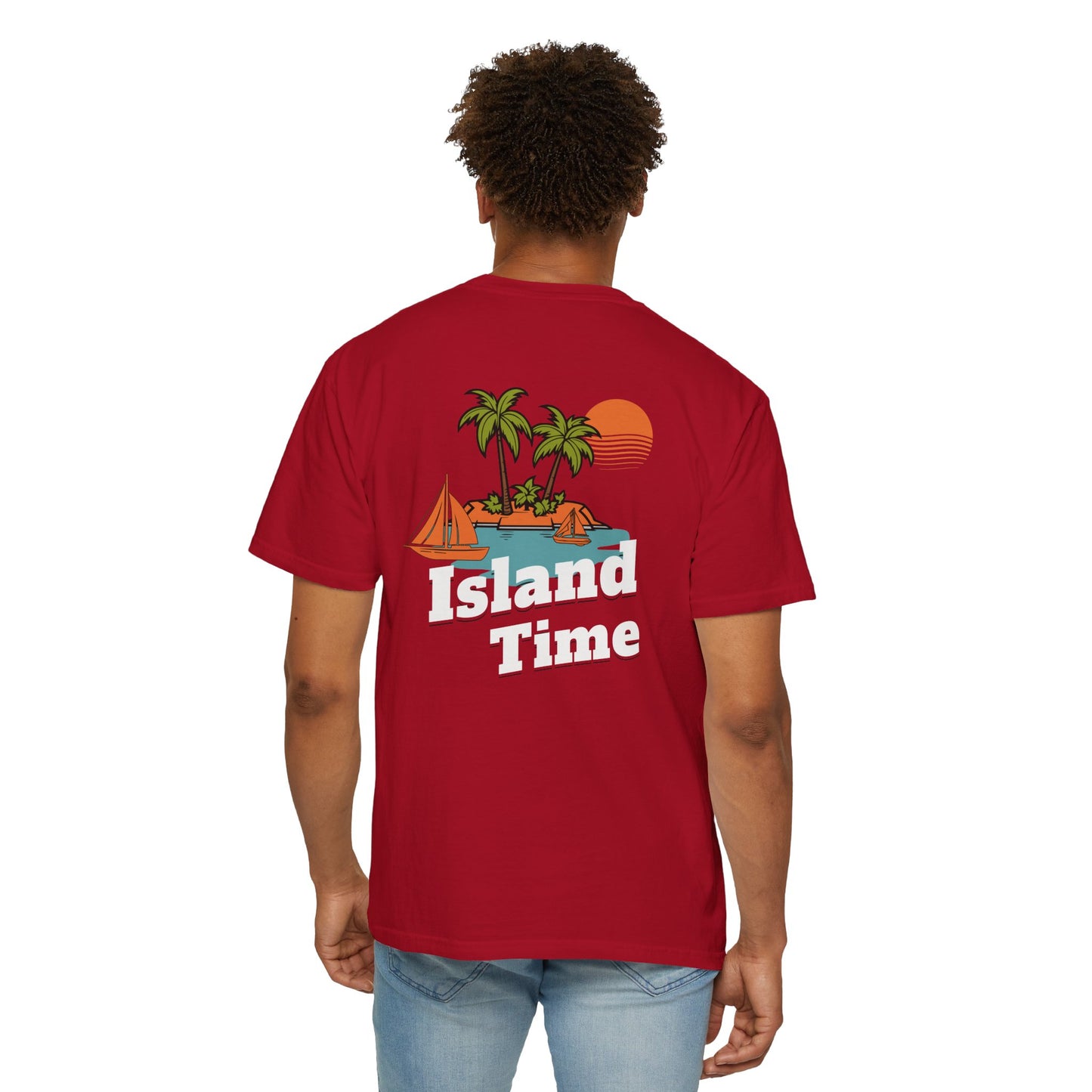 Resort Collection Island Time Unisex Garment-Dyed T-shirt