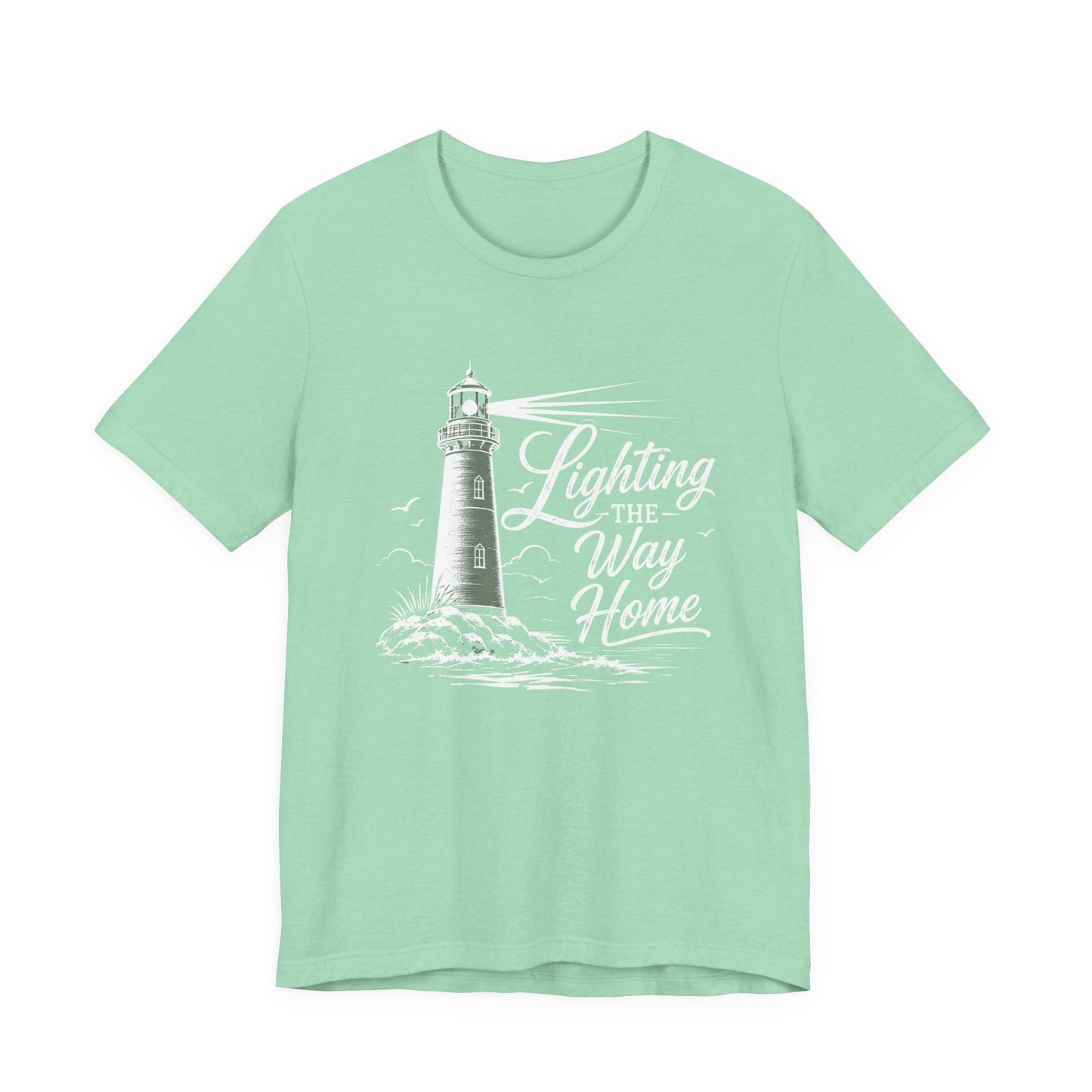 Lighthouse Coastal Tee — Vintage Nautical Lighthouse Graphic Shirt
