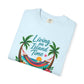 Island Time T-Shirt — "Living on Island Time" Tropical Hammock Tee