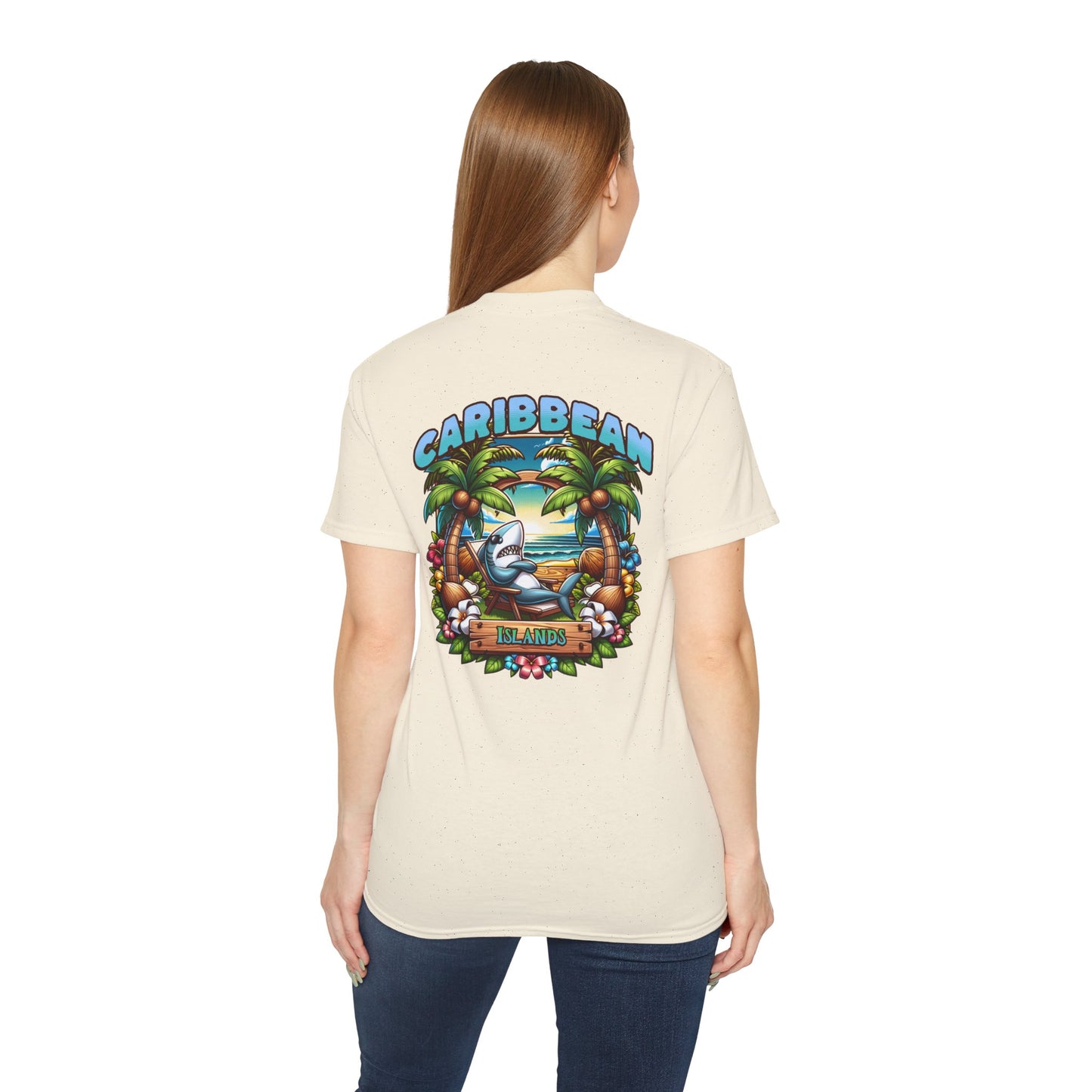 Tiki Beach Collection Caribbean Islands Unisex Ultra Cotton Tee