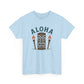 Aloha Tiki Tribal Tee with Torches- Tiki T-Shirt