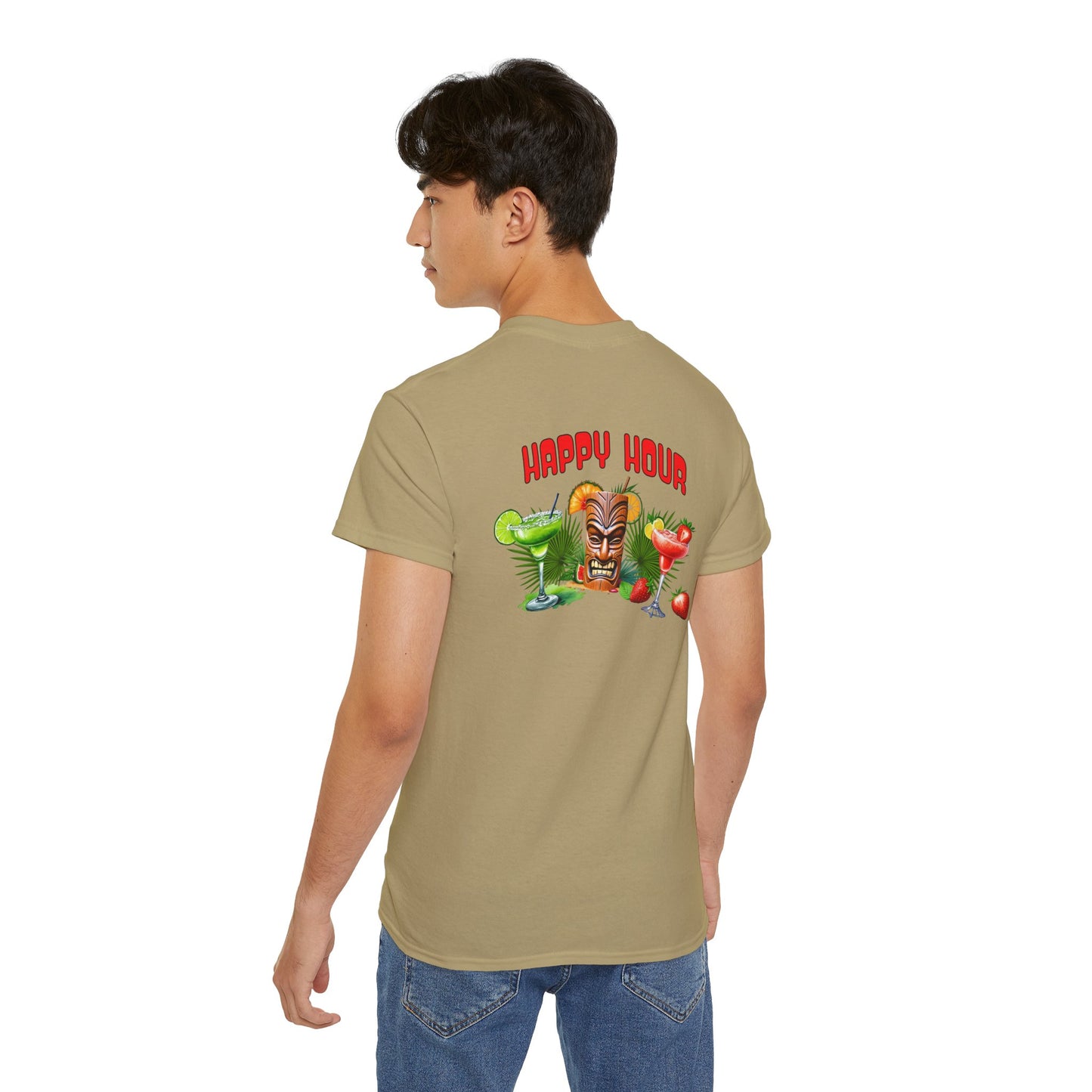 Tiki Beach Collection Happy Hour Unisex Ultra Cotton Tee