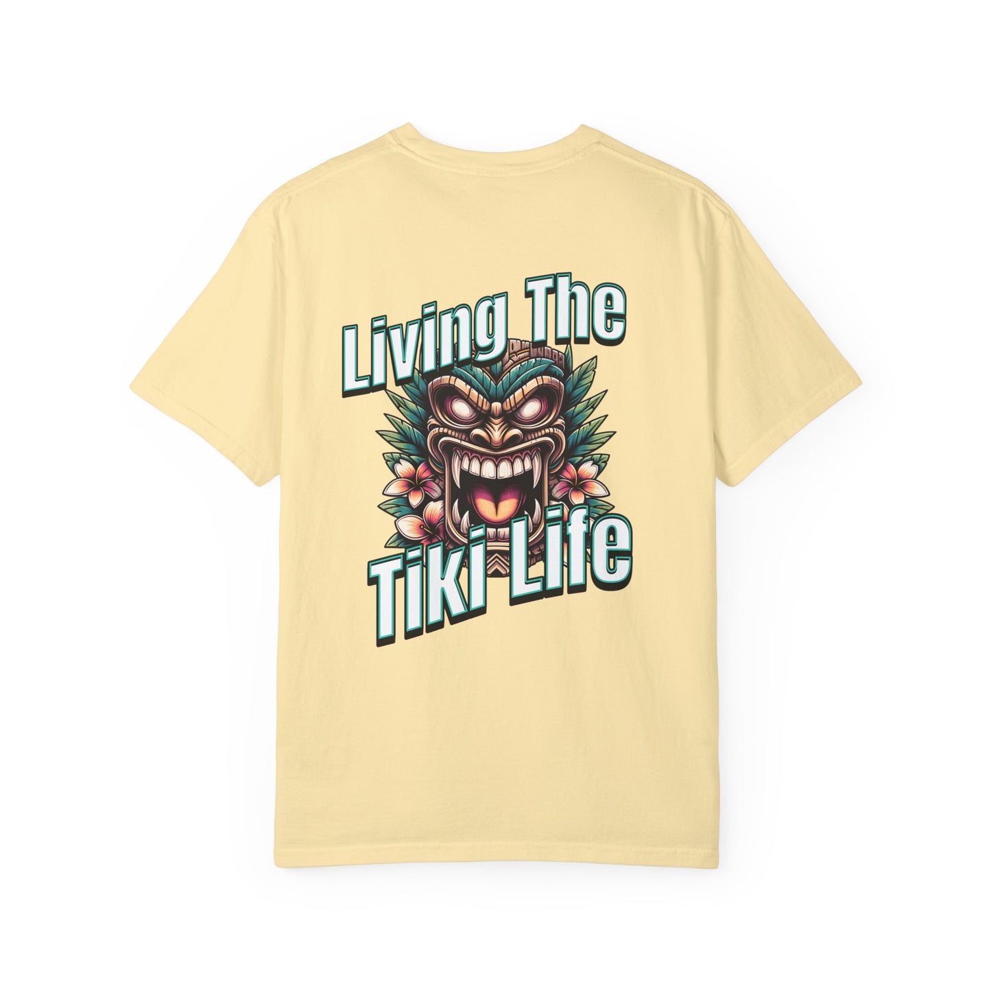 Resort Collection Living the Tiki Life Unisex Garment-Dyed T-shirt 
 Caribbean Rays