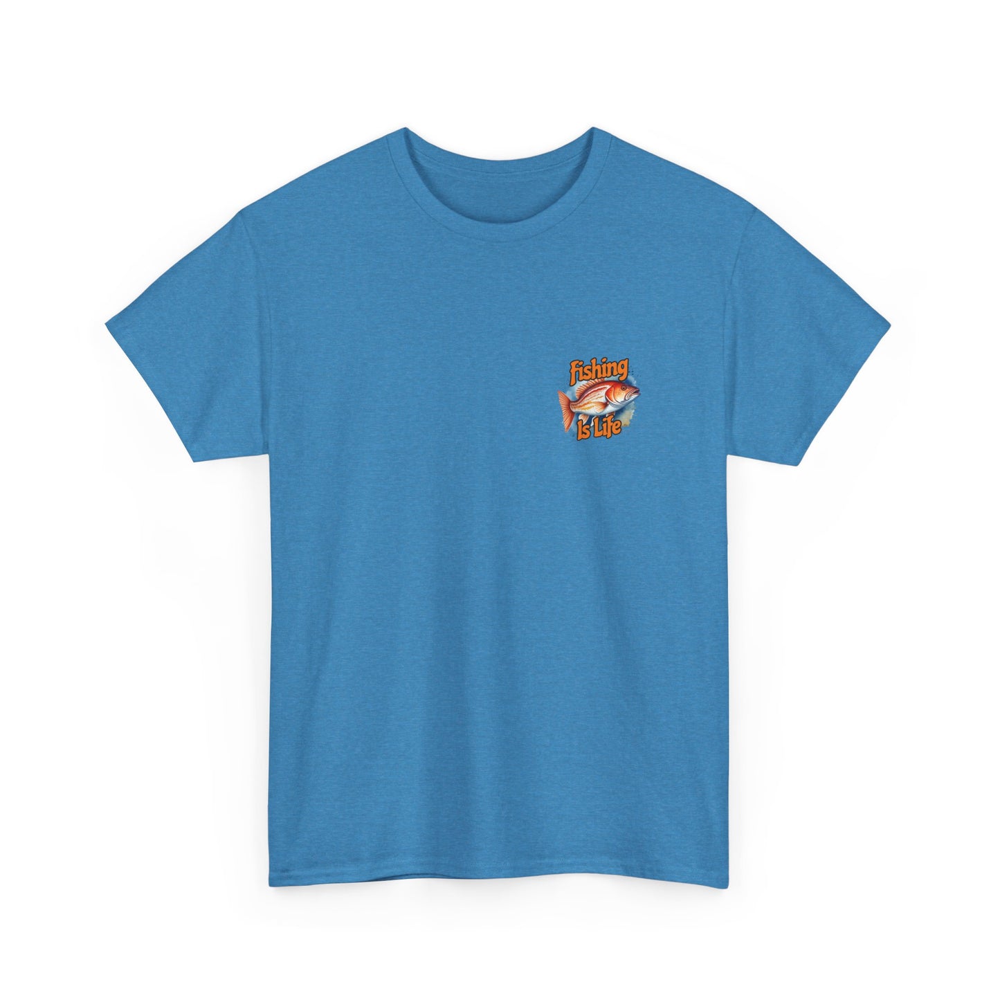 Fishing Is Life Tee — Retro Fish Graphic T-Shirt for Anglers