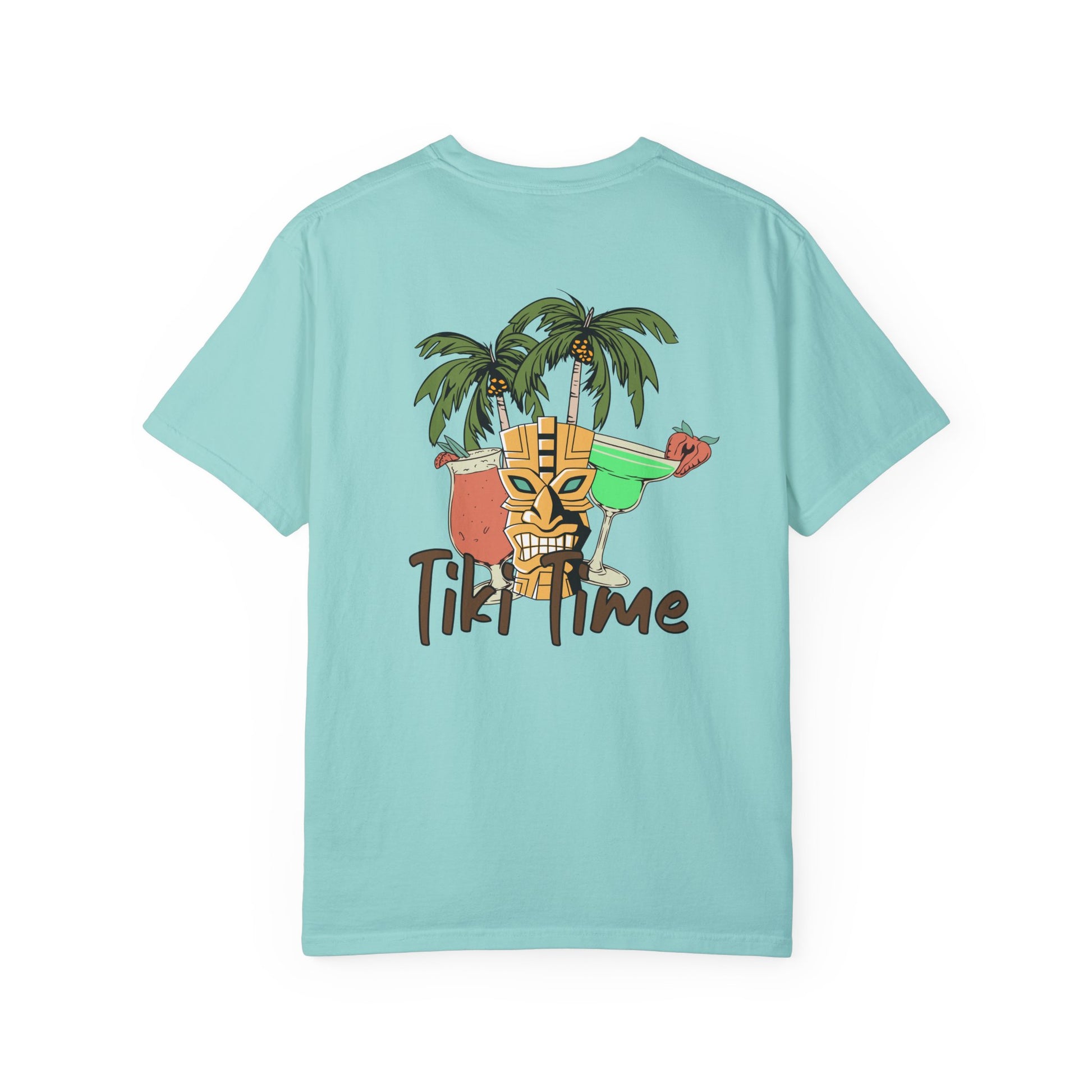 Resort Collection Tiki Time Unisex Garment-Dyed T-shirt by Caribbean Rays