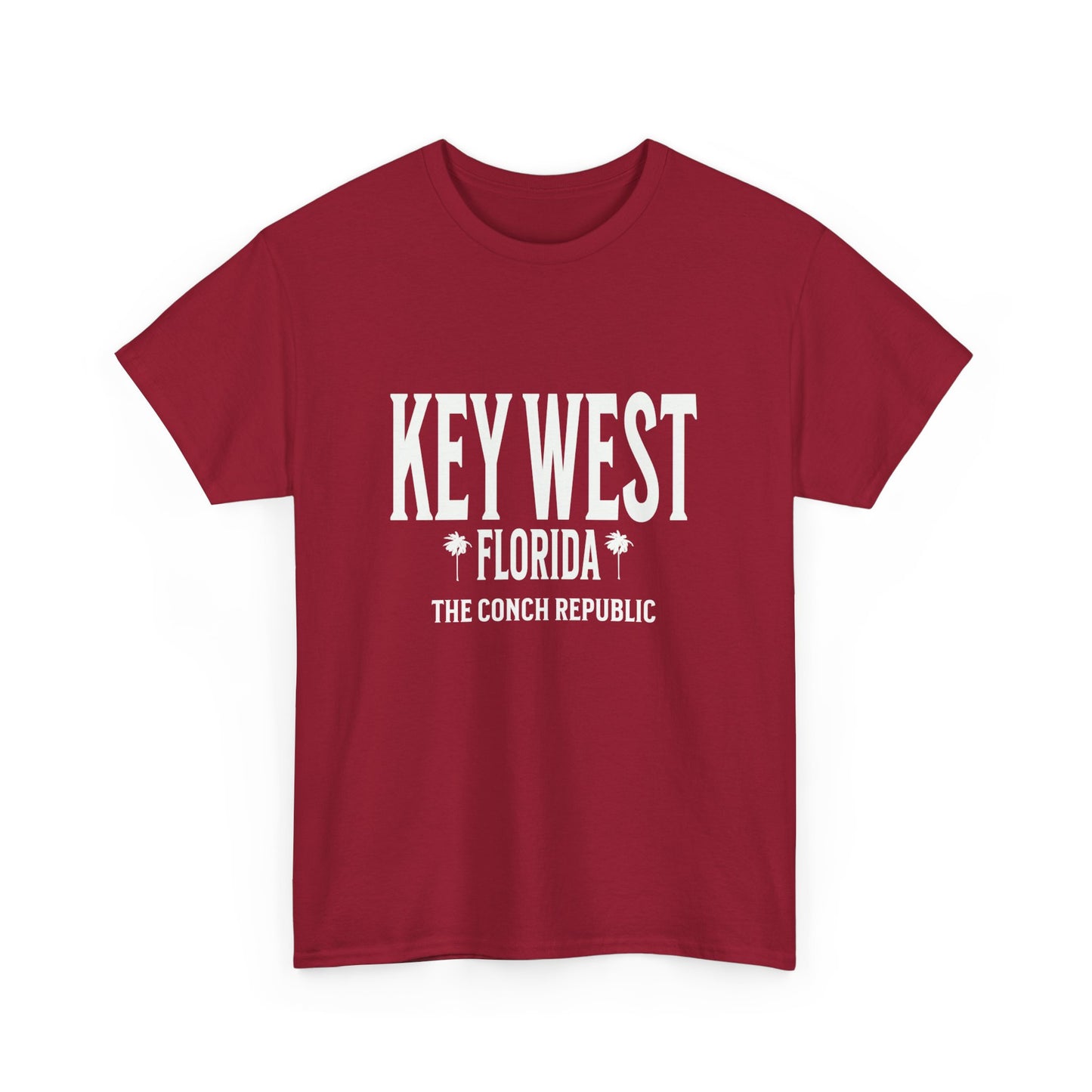 Island Collection Key West Florida Unisex Heavy Cotton Tee at Caribbean Rays