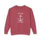 Anchor 'Follow the Stars' Crewneck Sweatshirt — Nautical Vintage Anchor Graphic