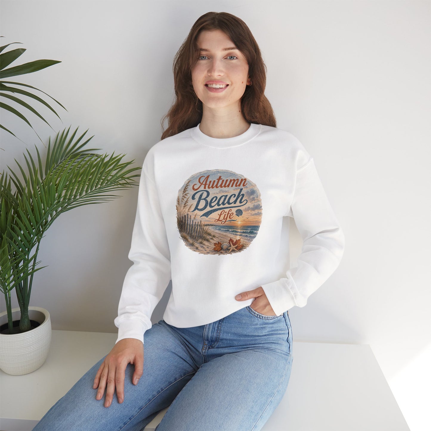Autumn Beach Life Sweatshirt