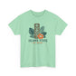 Island State of Mind T-Shirt — Tropical Tiki Tee with Hibiscus & Palm Leaves