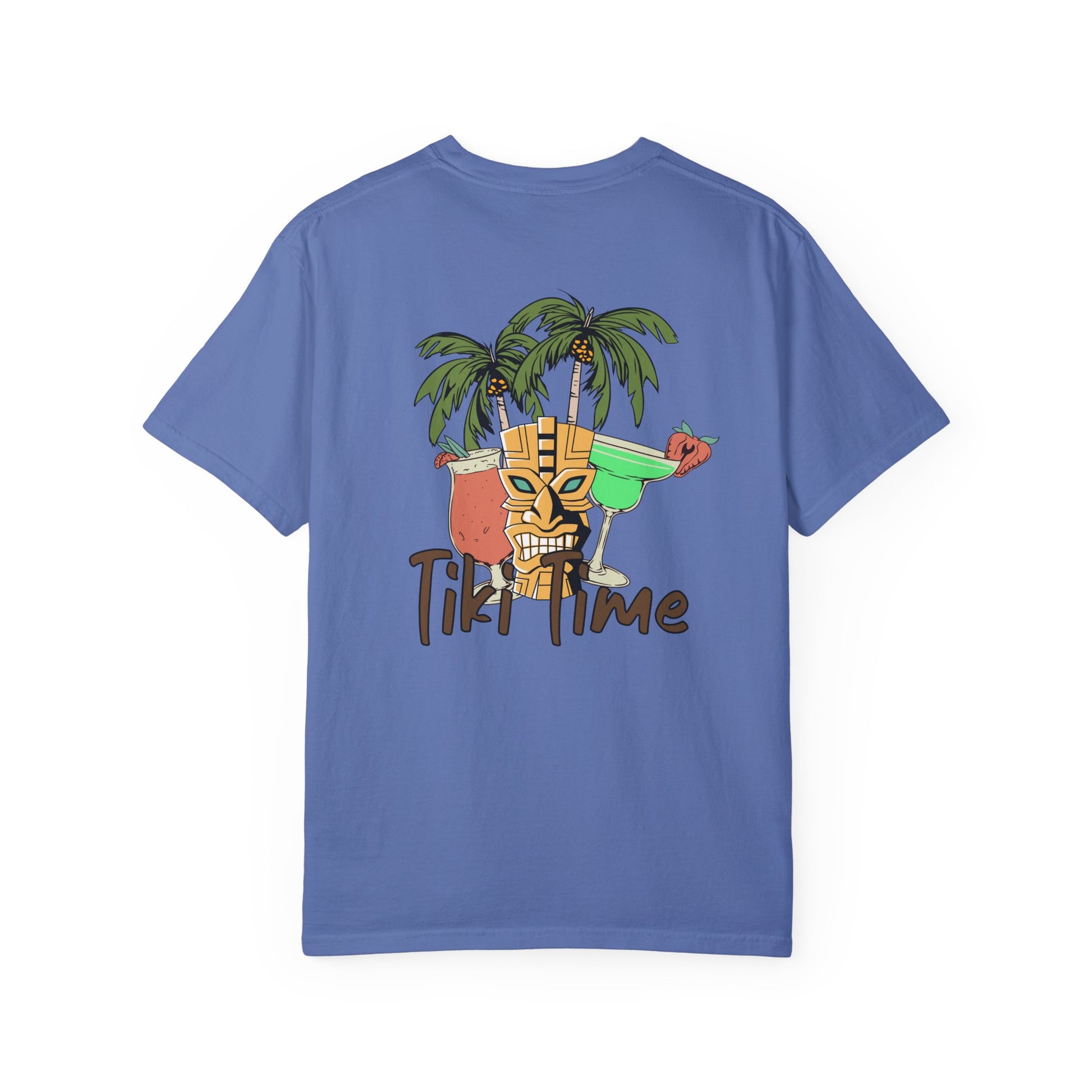 Resort Collection Tiki Time Unisex Garment-Dyed T-shirt on Caribbean Rays