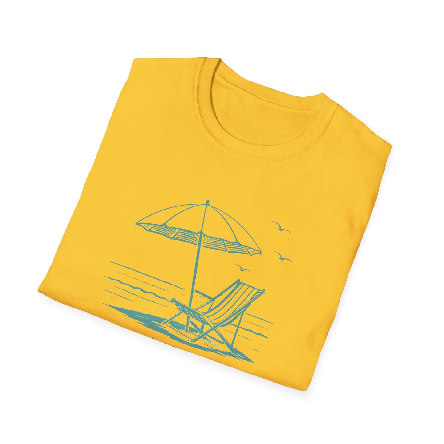 Beach Days T-Shirt — Relaxing Beach Chair & Umbrella Graphic