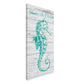  Under the Ocean Seahorse Canvas Wall Print Caribbean Rays