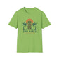 Tiki Vibes Sunset Tee (Palm Trees & Tiki Mask)