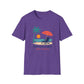 Tropical Vibes Beach Scene Tee (Relax & Unwind)