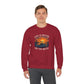"Life Is Better On The Water" Crewneck Sweatshirt -Boat Sunset Graphic