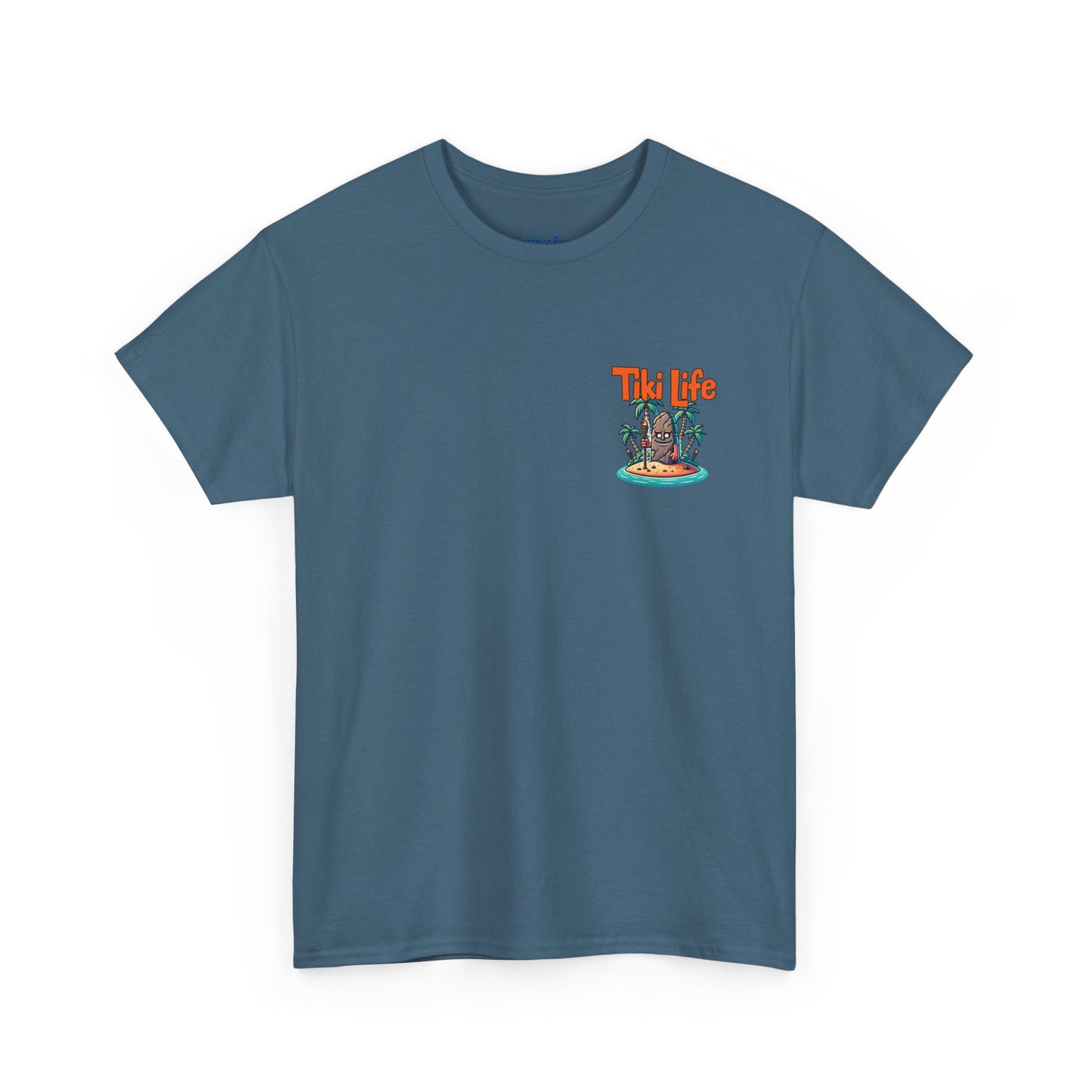 Tiki Life Island Tee - Unisex Heavy Cotton T-Shirt