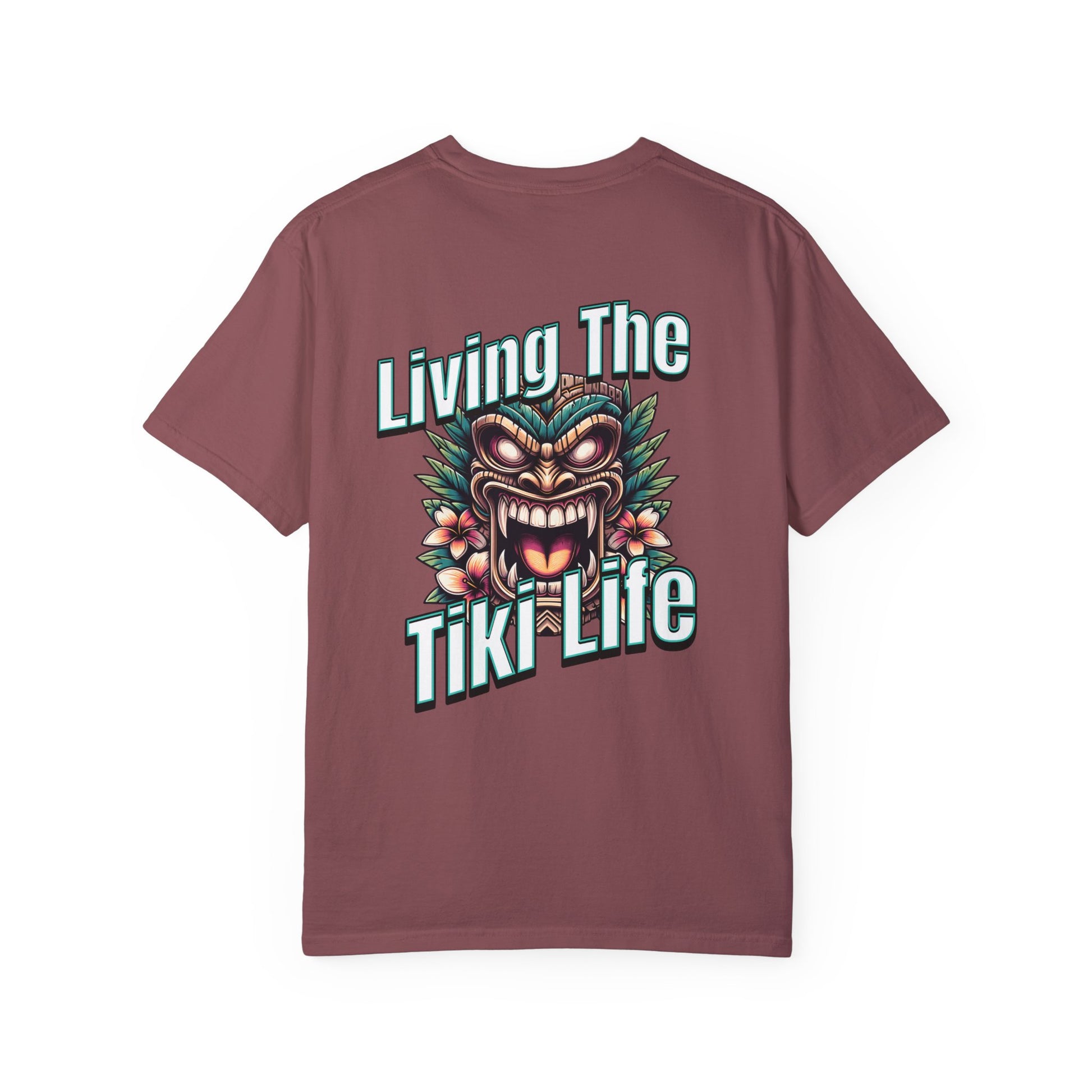 Resort Collection Living the Tiki Life Unisex Garment-Dyed T-shirt at Caribbean Rays