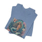 Mermaid Beach Graphic Tee - Vintage Ocean Illustration T-Shirt