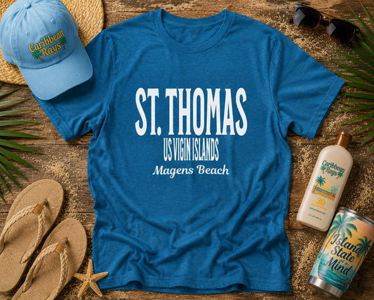Island Collection St Thomas Unisex Heavy Cotton Tee