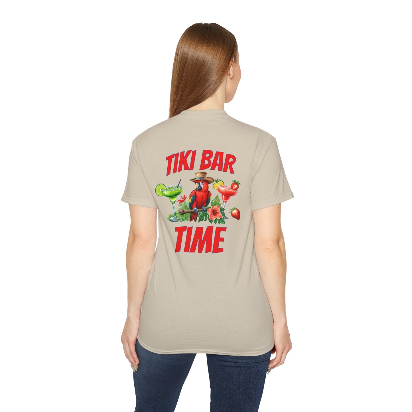 Tiki Beach Collection Tik Bar Time Unisex Ultra Cotton Tee