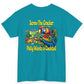 Cocktail Parrot Tee - Fun Retro Style, Unisex  Heavy Cotton T-Shirt, by Caribbean Rays