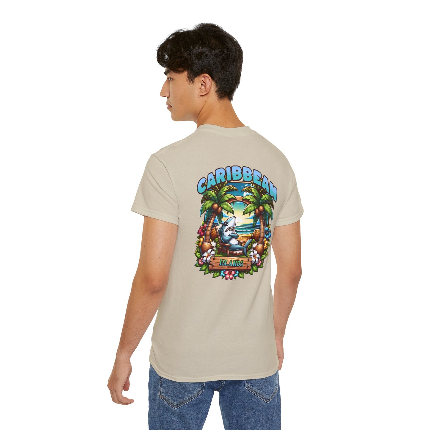 Tiki Beach Collection Caribbean Islands Unisex Ultra Cotton Tee