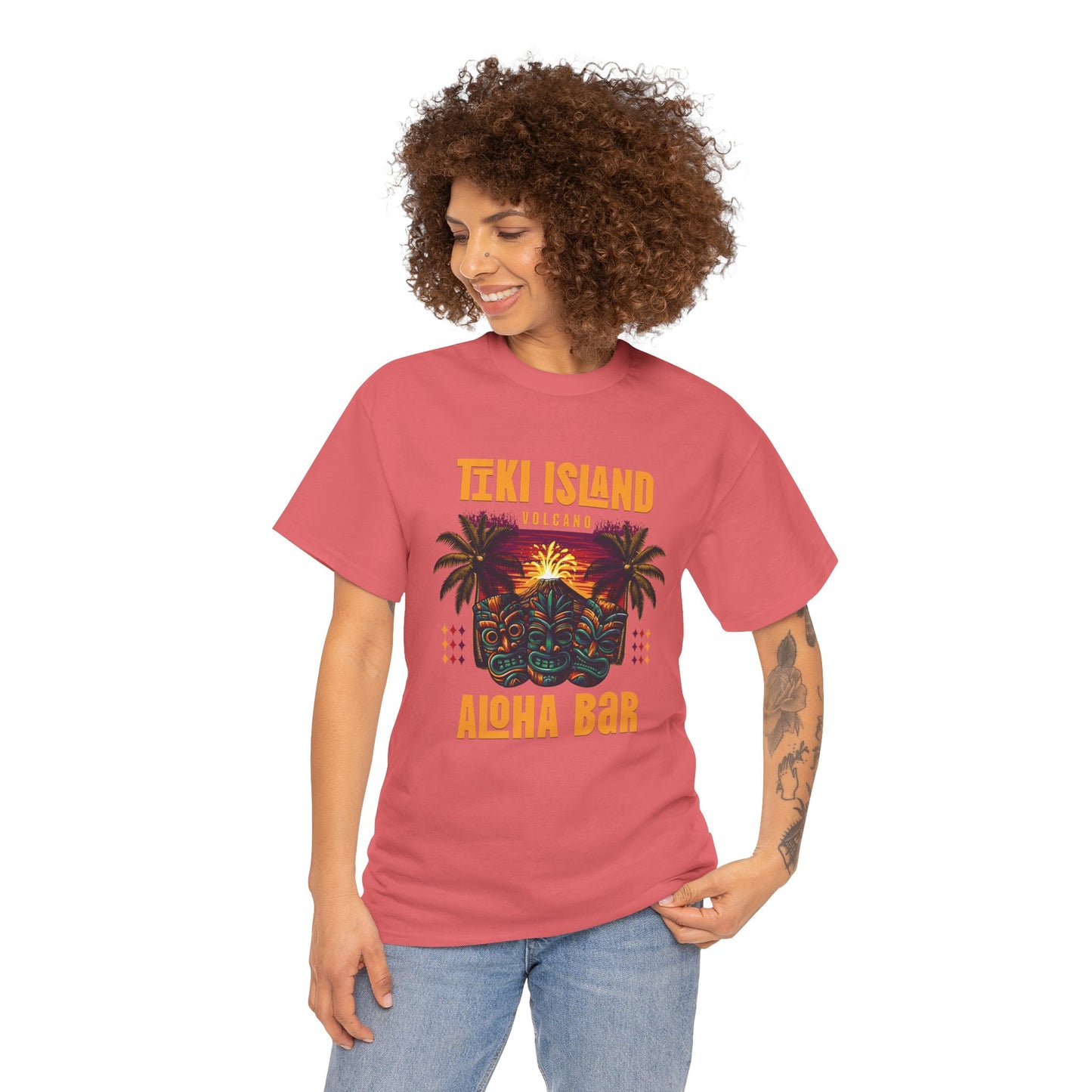 Tiki Island Aloha Bar, Unisex Graphic Shirt
