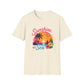 Sunshine and Sea T-Shirt — Tropical Palm Beach Sunset Tee