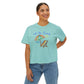 All The Beach Women's Boxy Tee – Beach Umbrella & Chair Summer Shirt