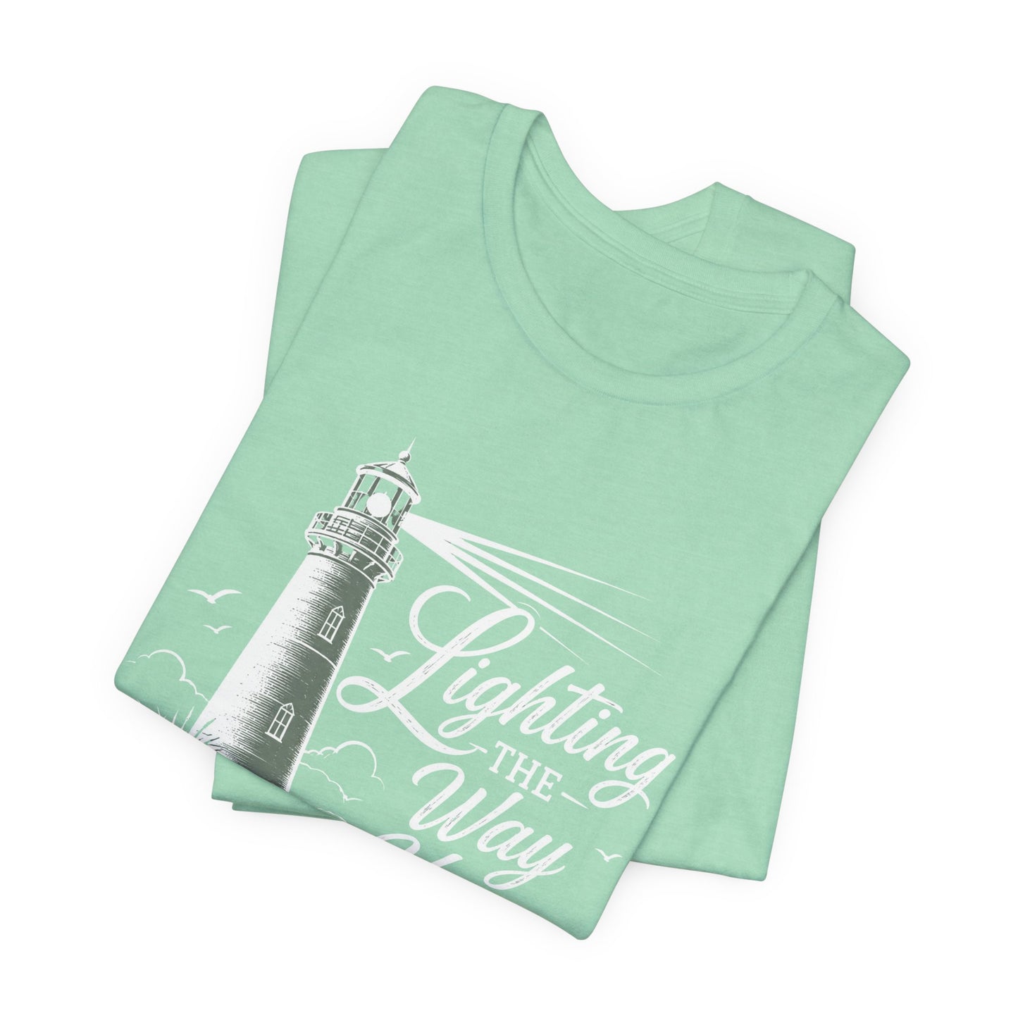 Lighthouse Coastal Tee — Vintage Nautical Lighthouse Graphic Shirt