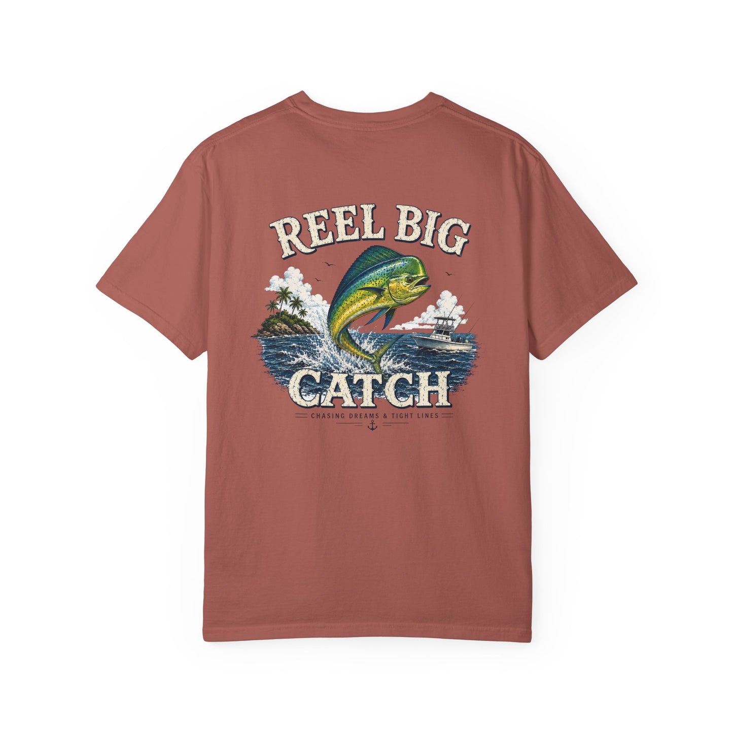 Reel Big Catch Mahi-Mahi T-Shirt, Bull Dolphin, Dorado