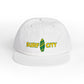 White cap with 'Surf City' logo on a white background