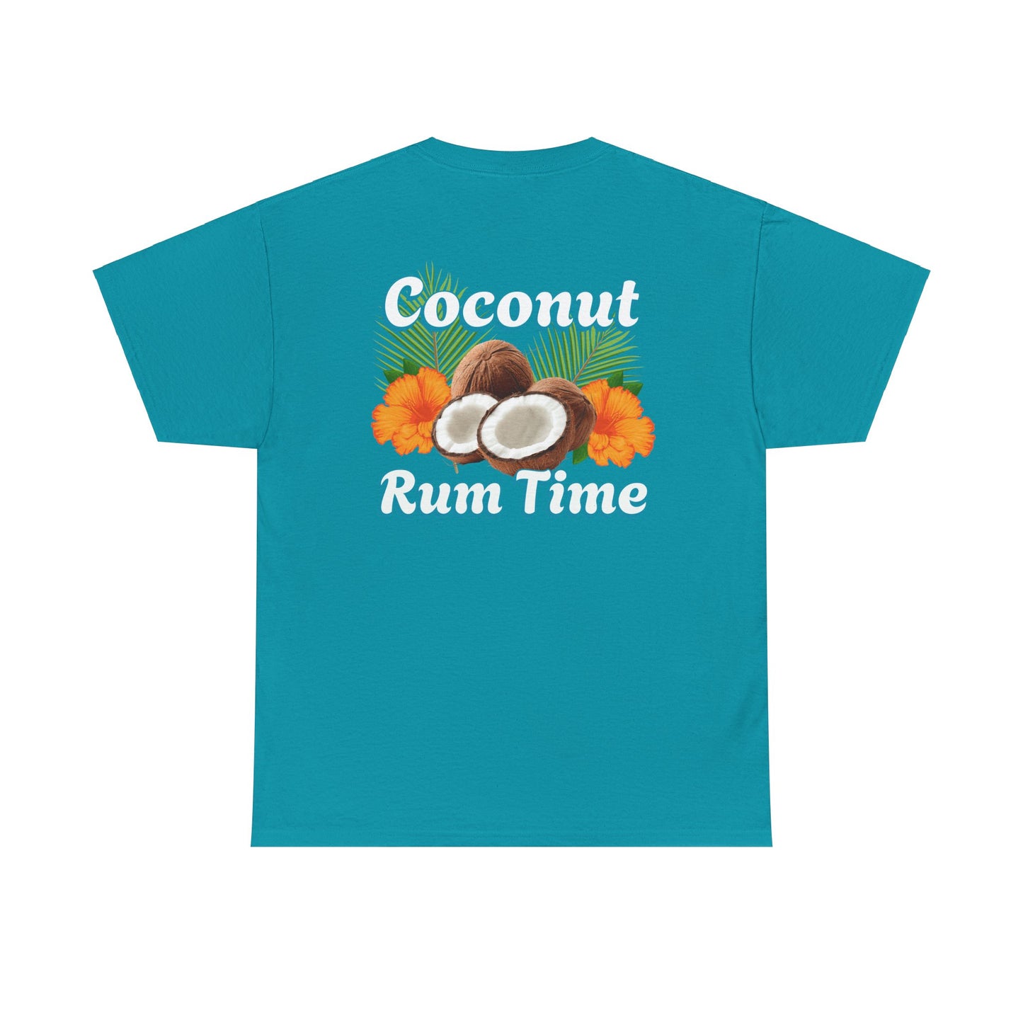 Coconut Rum Time Unisex Heavy Cotton Tee