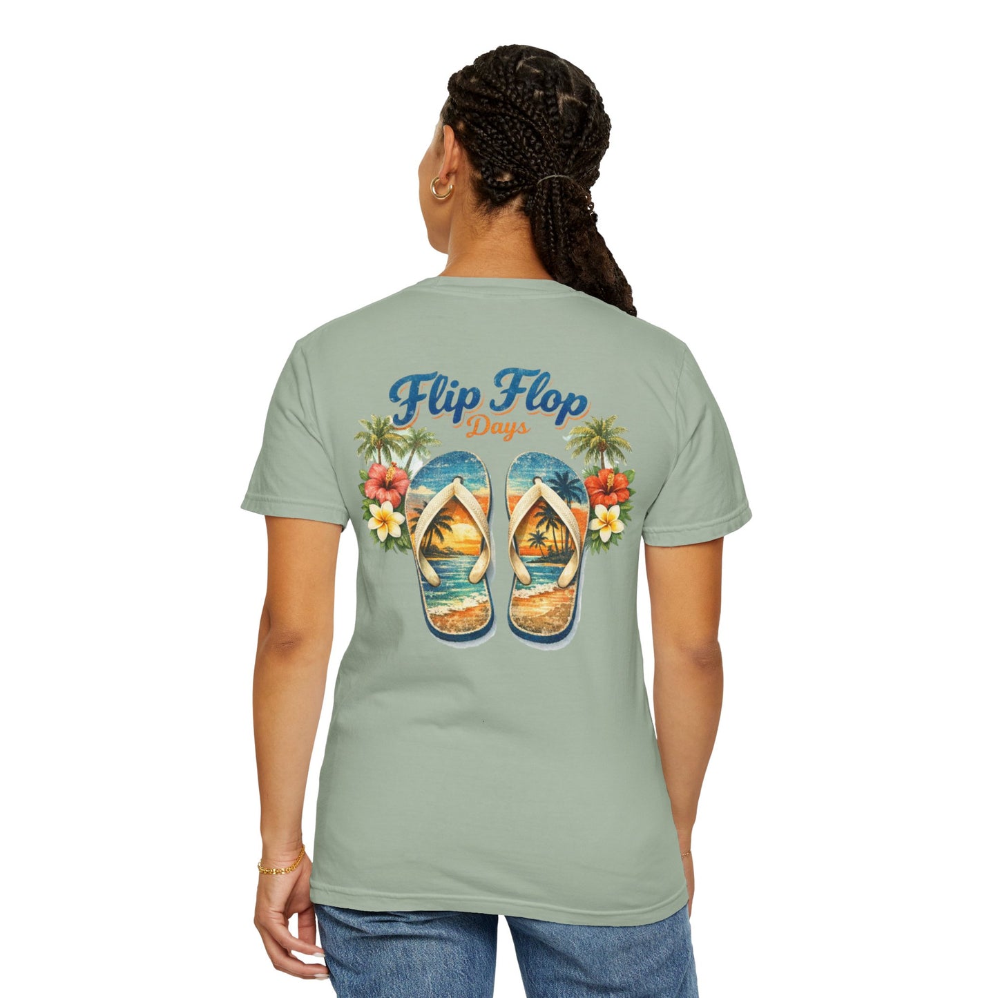 Flip Flop Days T-Shirt — Vintage Tropical Beach Graphic