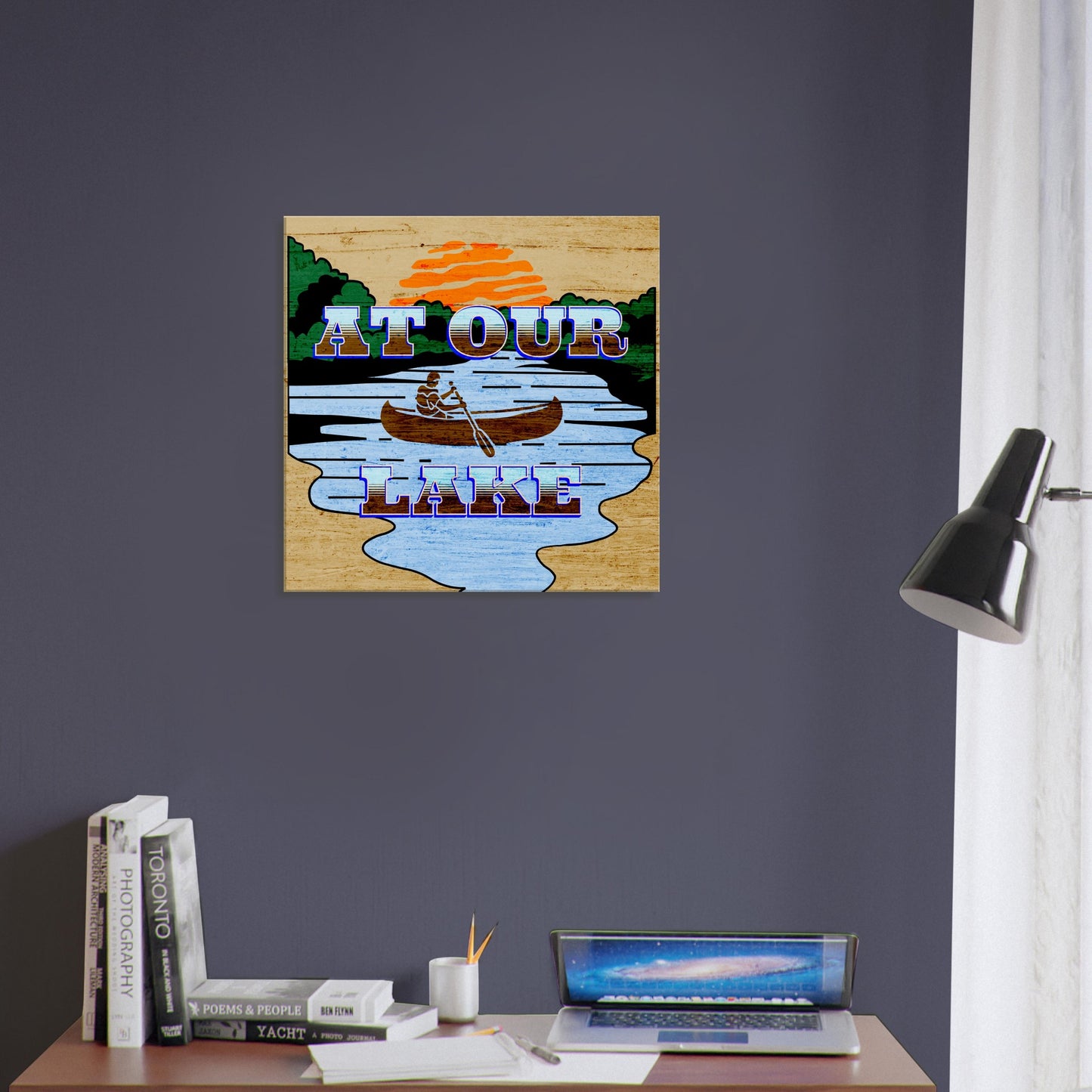 At Our Lake Canvas Wall Prints on Caribbean Rays