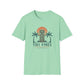 Tiki Vibes Sunset Tee (Palm Trees & Tiki Mask)