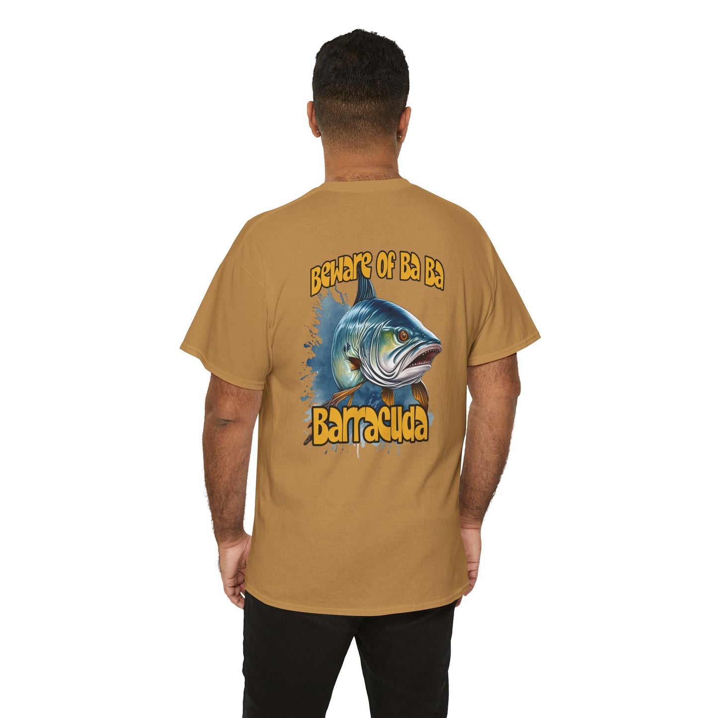 Barracuda Fishing Tee — "Beware of Ba Ba Barracuda" Graphic T-Shirt