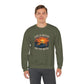 "Life Is Better On The Water" Crewneck Sweatshirt -Boat Sunset Graphic