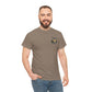T-Shirt — "Never Too Old to Fish" Fishing Tee (Sunset Lake Design)